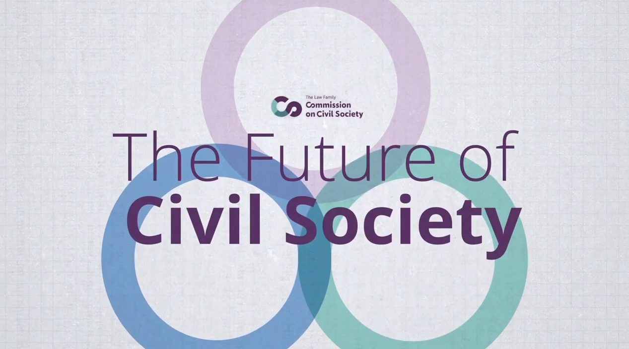 A website thumbnail that reads The Future of Civil Society